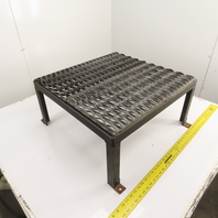 24" x 24" 1 Step Custom Industrial Machine Ladder Platform Top 12-1/4" High
