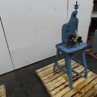 Famco No. 10 Kick Foot Press W/ Die Shoe 3" Throat 2" Stroke 1/2 Ton