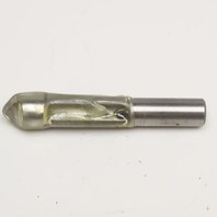 Unique Tooling 1/2" Diam. 2 Flute Straight Cut Router Bit 90° Point 3-15/32" OAL