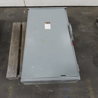 Square D H365R 400A 600VAC 3-Pole Fusible Safety Disconnect Switch 3R Enc.