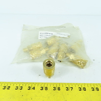 IC1414MB6 1/4"x 1/4" Male Brass 6-Ball Quick Connect Industrial Coupler Lot Of 8