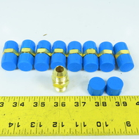 3/8" x 3/8" Male Brass Flare Union 45° Lot Of 9