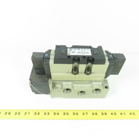 SMC VSS8-10-FHG-D-3Z-V1 Solenoid Valve 145PSI 21-26VDC Coil W/ Manifold Base