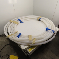 100' Long x 1.5" ID x 1.68" OD Low Pressure Plastic Tubing 1/8" Wall