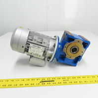 Rossi MR V 50 UO3A 60:1 Ratio Gear Motor Reducer 22RPM Out 0.42KW 3Ph 230/460V