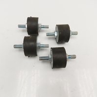 1" OD x 1-1/8" Thick Double Stud Mount Vibration Isolator M10x1.5 Lot Of 4
