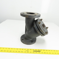 SV&C 3" Flanged Cast Iron Y Strainer 125LB 11-28-78
