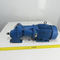 SEW Eurodrive RX77LP184 3.25:1 Ratio Inline Gear Motor Reducer 230/460V 3Ph 5HP