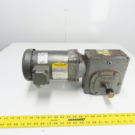Boston Gear 60:1 Ratio Gear Motor 3/4Hp 230/460V 3Ph 29.19RPM Output