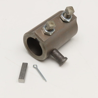 1" Bore Integrated Key Steering Shaft Coupling 1/4" Key 3/8" Pin