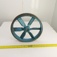 18" OD 3-Groove 8V Belt Cast Iron Air Compressor Pulley Sheave 1-3/8" Bore