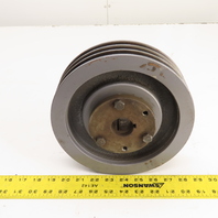 3-Groove V-Belt Pulley A, B Belt Section 8.95" OD Q1 Bore 1-3/8"