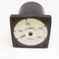 FPE JAIAF 0-400AC Amp Panel Analog Ammeter 40-70Hz 5A