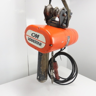 CM Lodestar Model L 1 Ton 2000LB Electric Chain Hoist 16FPM 20'Lift 230/460V 3Ph