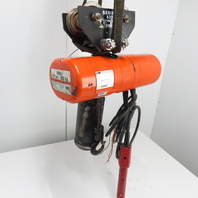 CM Lodestar Model F 1/2 Ton 1000LB Electric Chain Hoist 16FPM 15' Lift 230/460V