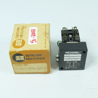P.S. Syracuse Electronics A05191283 TIR 115A-20-2 Time Delay Relay 10A 115VAC
