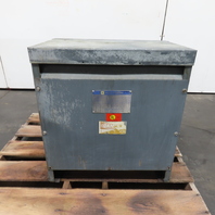Square D 45T3H 45KVA Transformer 480V Pri 208Y/120V Sec 3Ph Class AA Tested