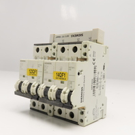 Siemens 5SY4203-8 400V 2 Pole Circuit Breaker W/ Auxiliary Circuit Assembly