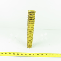 1-1/2" OD x 13/16" ID Flat Wire Compression Orange Die Spring 10" OAL