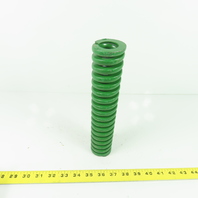 2" OD x 1" ID Flat Wire Compression Green Die Spring 10" OAL