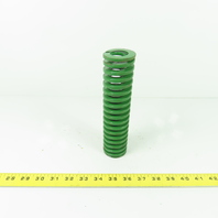2" OD x 1" ID Flat Wire Compression Green Die Spring 8" OAL