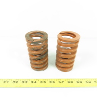 2-1/2" OD x 1-1/2" ID Flat Wire Compression Orange Die Spring 4-1/2" OAL Lot/2