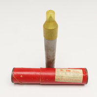 Cleveland Twist Drill No. 890 No. 4 Lathe Dead Center 60° Taper Shank