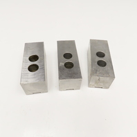5" x 2" x 2" Serrated Lathe Chuck Jaws 30mm Mounting Center Lot Of 3