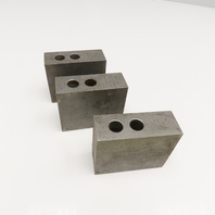 4-3/4" x 1-3/4" x 4" Serrated Lathe Chuck Jaws 30mm Mounting Lot Of 3