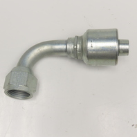 Gates 12G-12FJX 3/4" (-12) Hose ID Mega Crimp x 3/4" Female JIC Swivel 90° Elbow