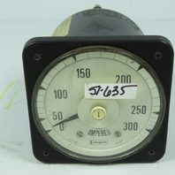 Crompton 060094X/C-51 077-08AA-LS Panel Meter 0-300A AC Ampmeter F3D 5 Amps