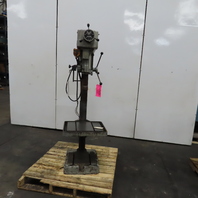 20" Floor Mount Drill Press 10" Throat 6" Stroke Adjustable Speed 480V 3Ph