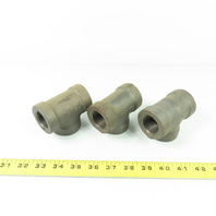 1" Malleable Black Iron Pipe Tee 300WSP 3000WOG Lot Of 3