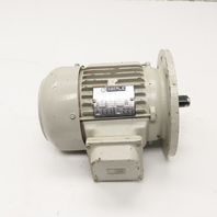 Eberle B 80 B2-E2160 2CV 1.5kW Electric Motor 460V/796V 3420RPM Tested