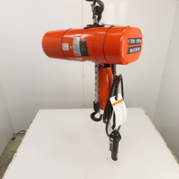 CM Lodestar Model L 1 Ton Electric Chain Hoist 440-480V 3Ph 15' Lift 16FPM