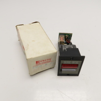 Hecon A0422005 115VAC Manual Reset Electromechanical Counter