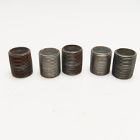 1" NPT x 1-1/2" Close Galvanized Pipe Nipple Lot Of 5