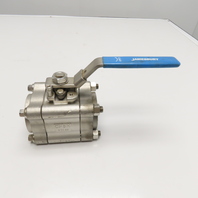 Jamesbury 2" NPT Stainless Steel CF3N Ball Valve WSP150 PSI