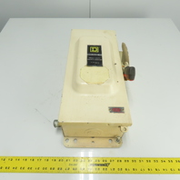 Square D HU363A 100A Non Fusible Heavy Duty Safety Disconnect Switch 600VAC