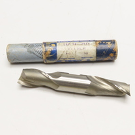 Eclipse Cat No. 2421 1" x 1" 2 Flute Double Ended End Mill Cutter