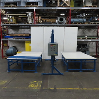 Gateway 96" (8') Hot Wire Foam Guillotine Cutter Workstation 120V 1Ph W/ Tables