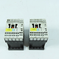 Siemens 3RT1017-2BB41 SIRIUS 3R Contactors 3-Pole 24VDC Coil 1NO Aux 7.5HP Lot/2