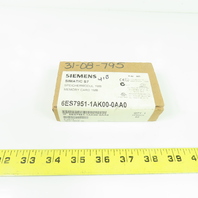 Siemens 6ES7951-1AK00-0AA0 Simatic S7 1MB Memory Card NEW