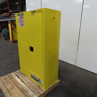 Justrite 894500 45 Gallon Flammable Liquid Storage Cabinet 43" x 18" x 65"