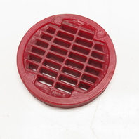 4" Red Polyurethane Drain Grate Possibly For Vibratory Tumbler