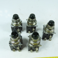 Cutler-Hammer 10250T Illuminated Push Buttons Green 120V Lot of 5