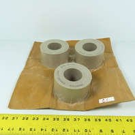 Norton 66253161107 GWRH360 Alundum Grinding Wheel 4" x 2.344" x 2" 80 Grit Lot/3