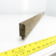 72-1/2" Long Press Brake 90° V-Forming Angle Die Block 1/2" Tang 3-3/8" Tall