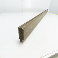 72-1/4" Long Press Brake 90° V-Forming Angle Die Block 1/2" Tang 3-1/8" Tall
