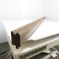84-5/8" Long Press Brake 90° V-Forming Angle Die Block 1/2" Tang 3-3/8" Tall